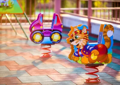 Детская площадка в санатории Русь в г. Ессентуки - фотография