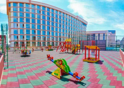 Детская площадка в санатории Русь в г. Ессентуки - фотография