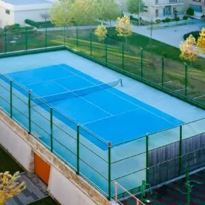 Теннисный корт в санатории 'Русь' в г. Ессентуки - фотография