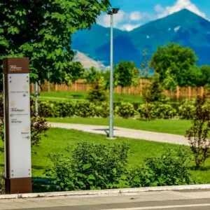 Парк в санатории 'Русь' в г. Ессентуки - фотография