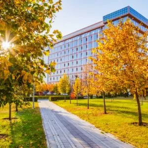 Осенние виды в санатории 'Русь' в г. Ессентуки - фотография